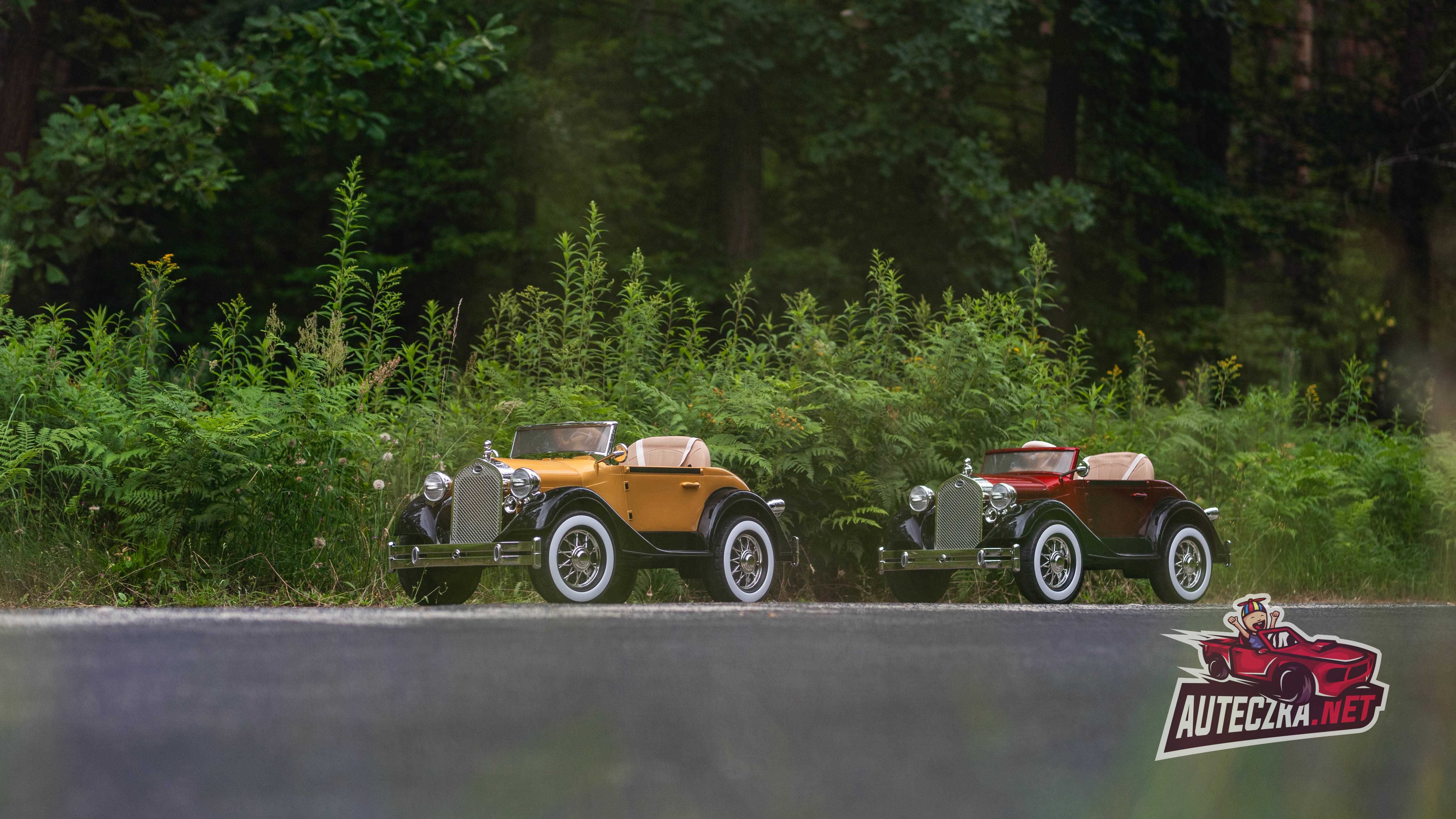 Duży SAMOCHODZIK Retro Rolls ROYCE 4x4 dla dzieci