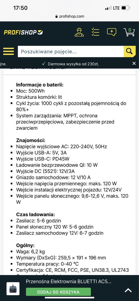 Powerbank przenośna stacja zasilania dostępne