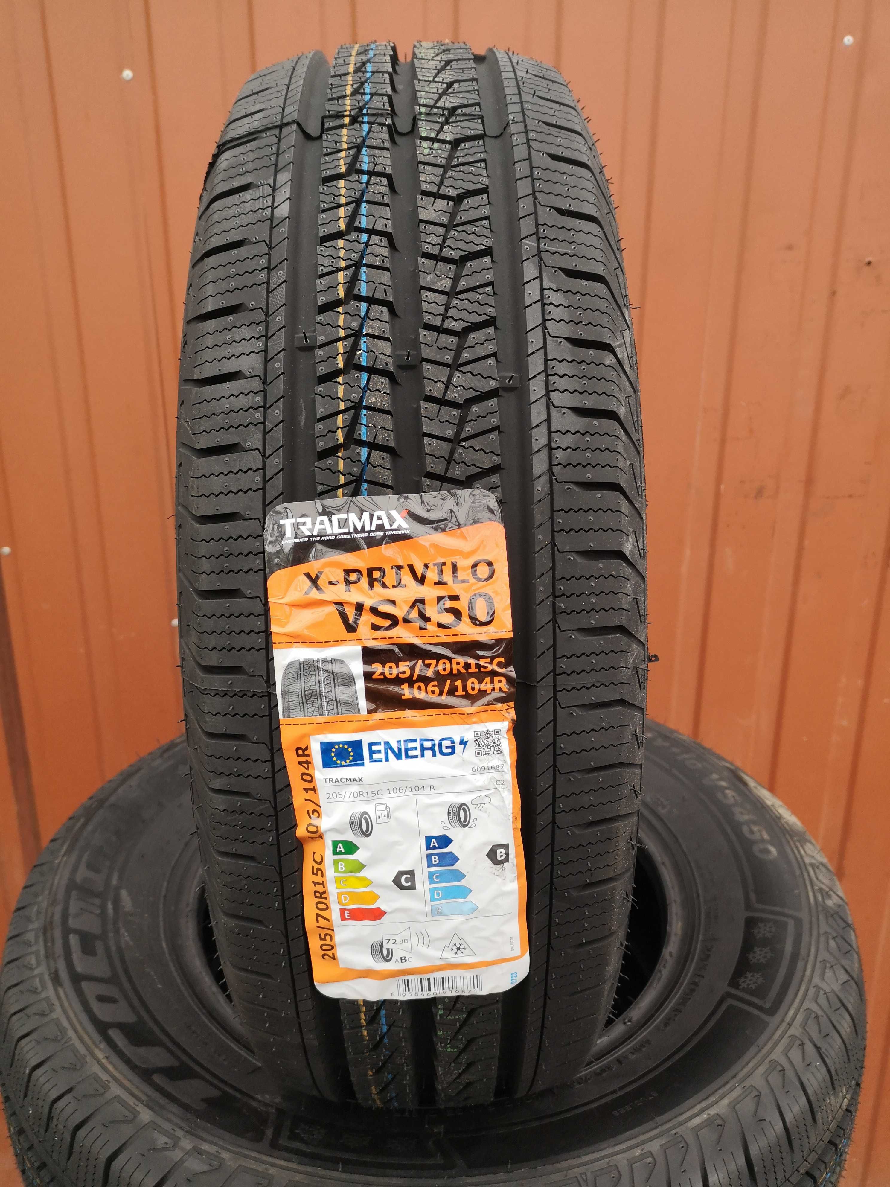 205/70 R15C 106/104 R - Tracmax X-Privilo VS450 (2 sztuki) NOWE