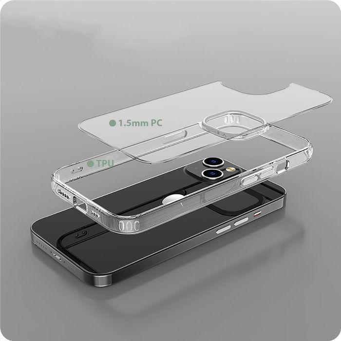 Etui Tech-Protect Flexair Hybrid do iPhone 15 Plus - przezroczyste