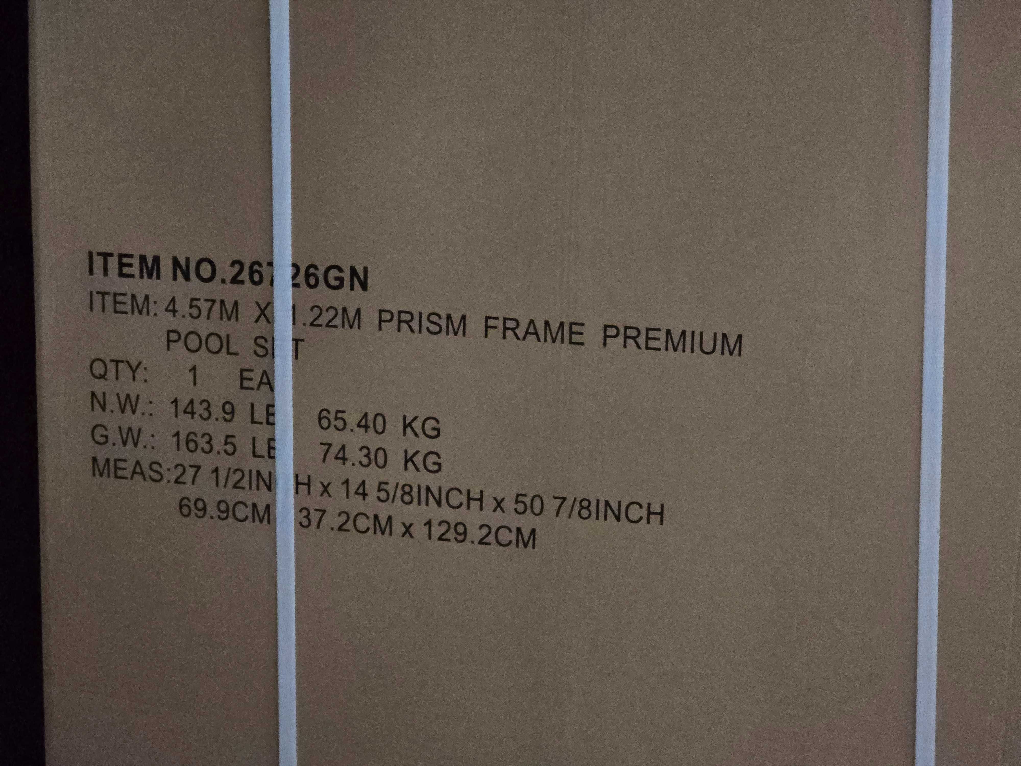 Intex Basen stelażowy 457x122cm + pompa 26726GN