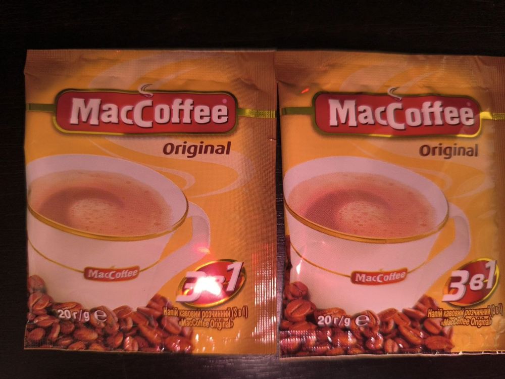 Кавовий напій/кава розчинна MacCoffee/ Макофе 3в1 Original