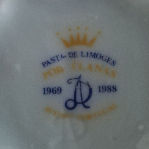 Chávena e pires vintage, Pasta Limoges Porcelanas