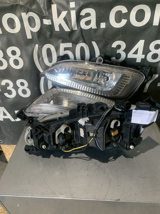 Противотуманні фари  без ДХО Hyundai Santafe 2013-2015р