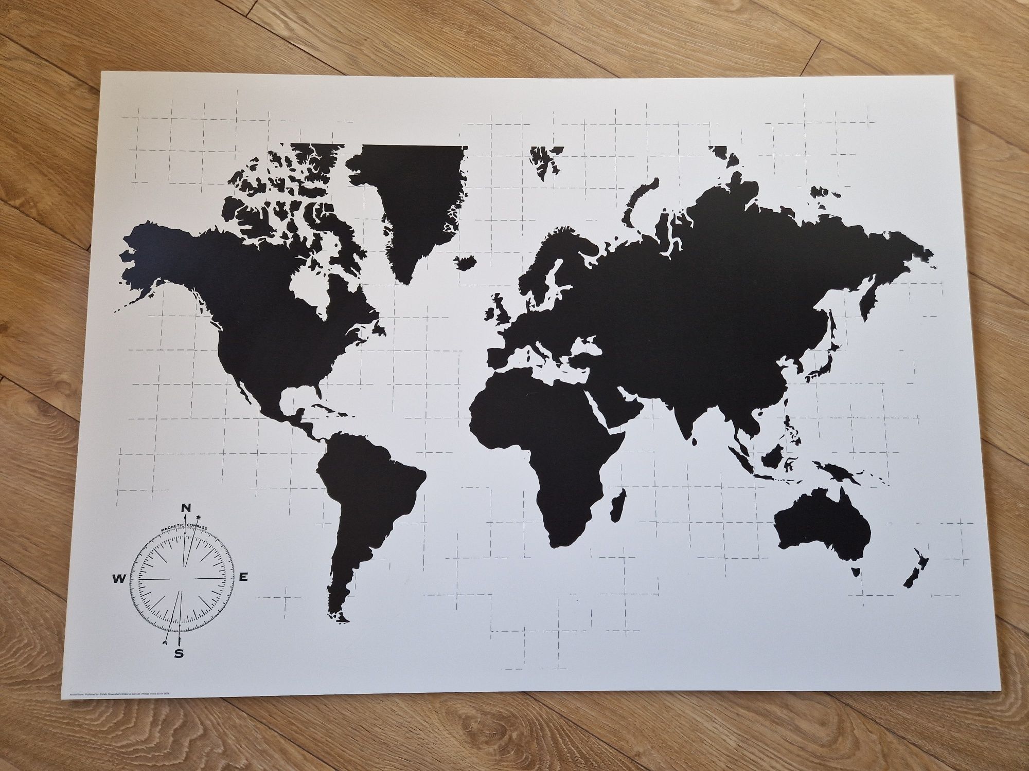 Obraz mapa świata Ikea Molltorp