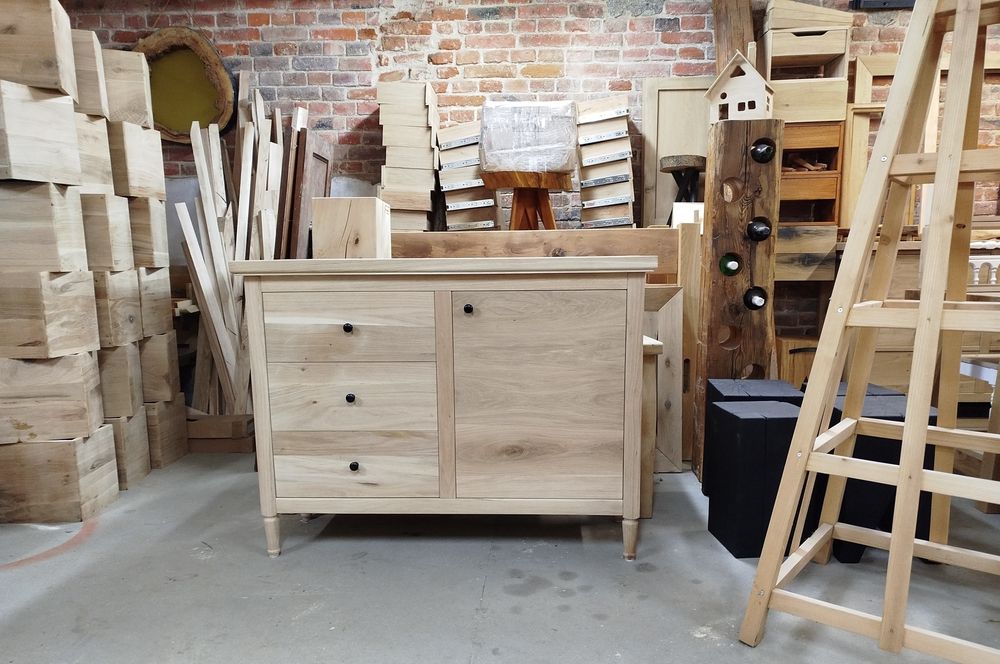 Komoda dębowa 120 cm