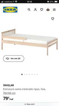 Cama para criança como nova