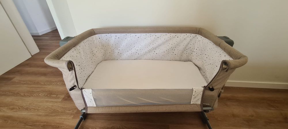 Berço NESTE UP Kinderkraft bege
