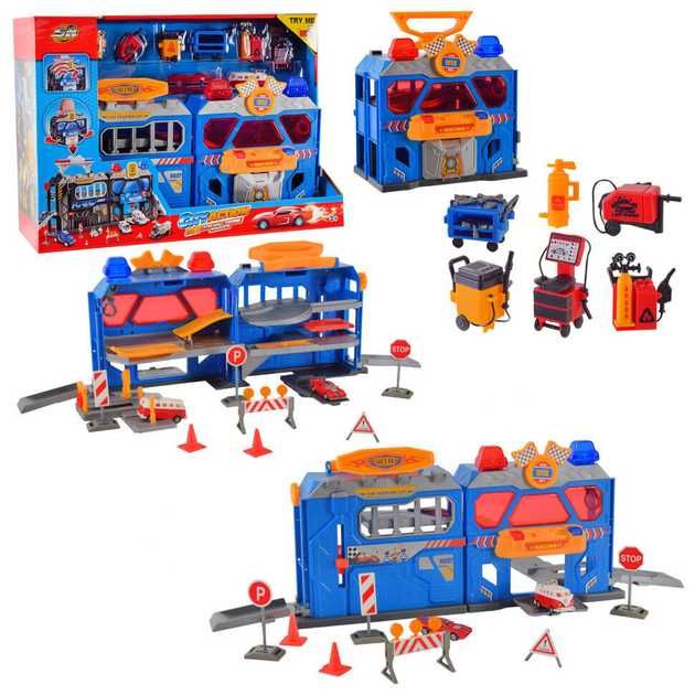 Паркінг іграшковий City Actione 2машинки у комплекті світло звук 739SB