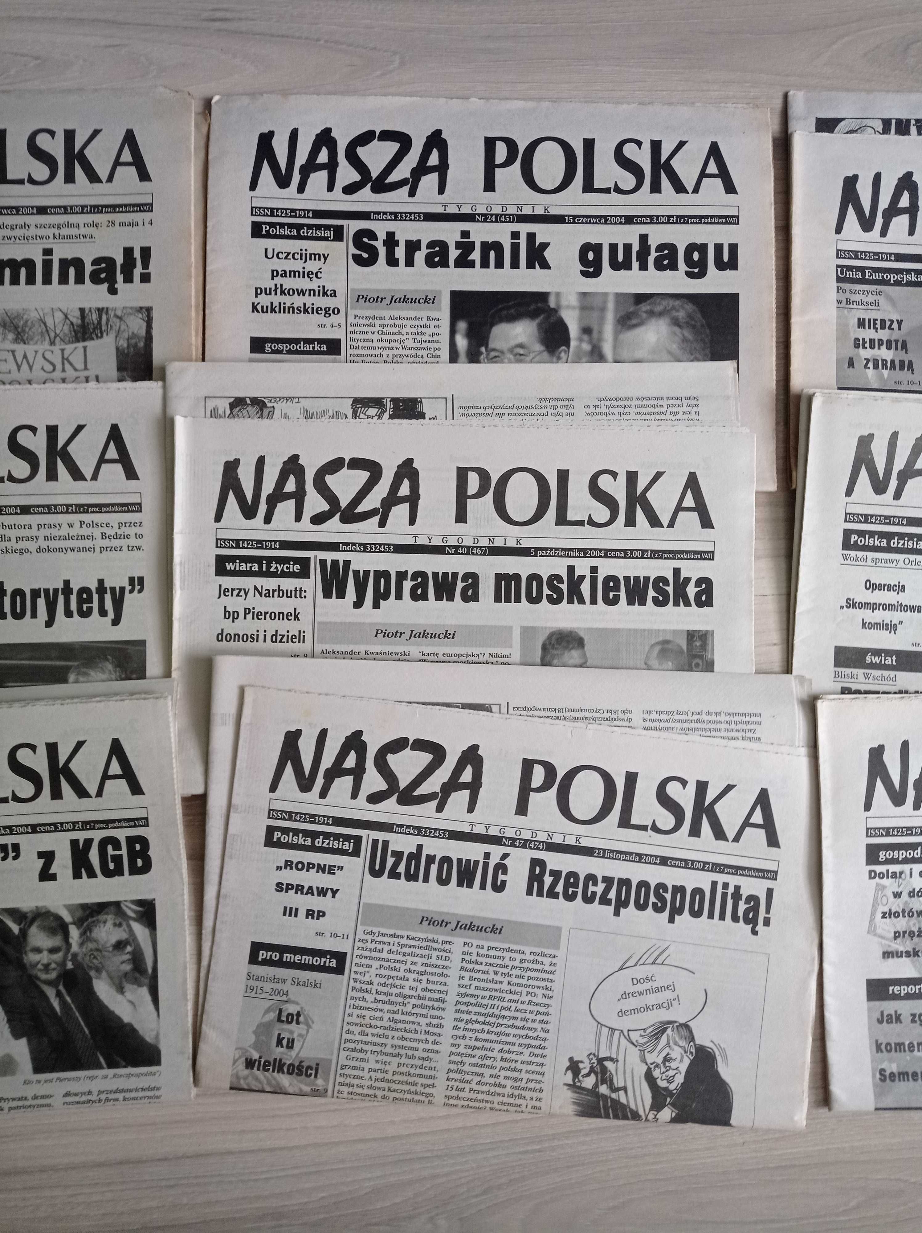 Nasza Polska 2004, zestaw gazet