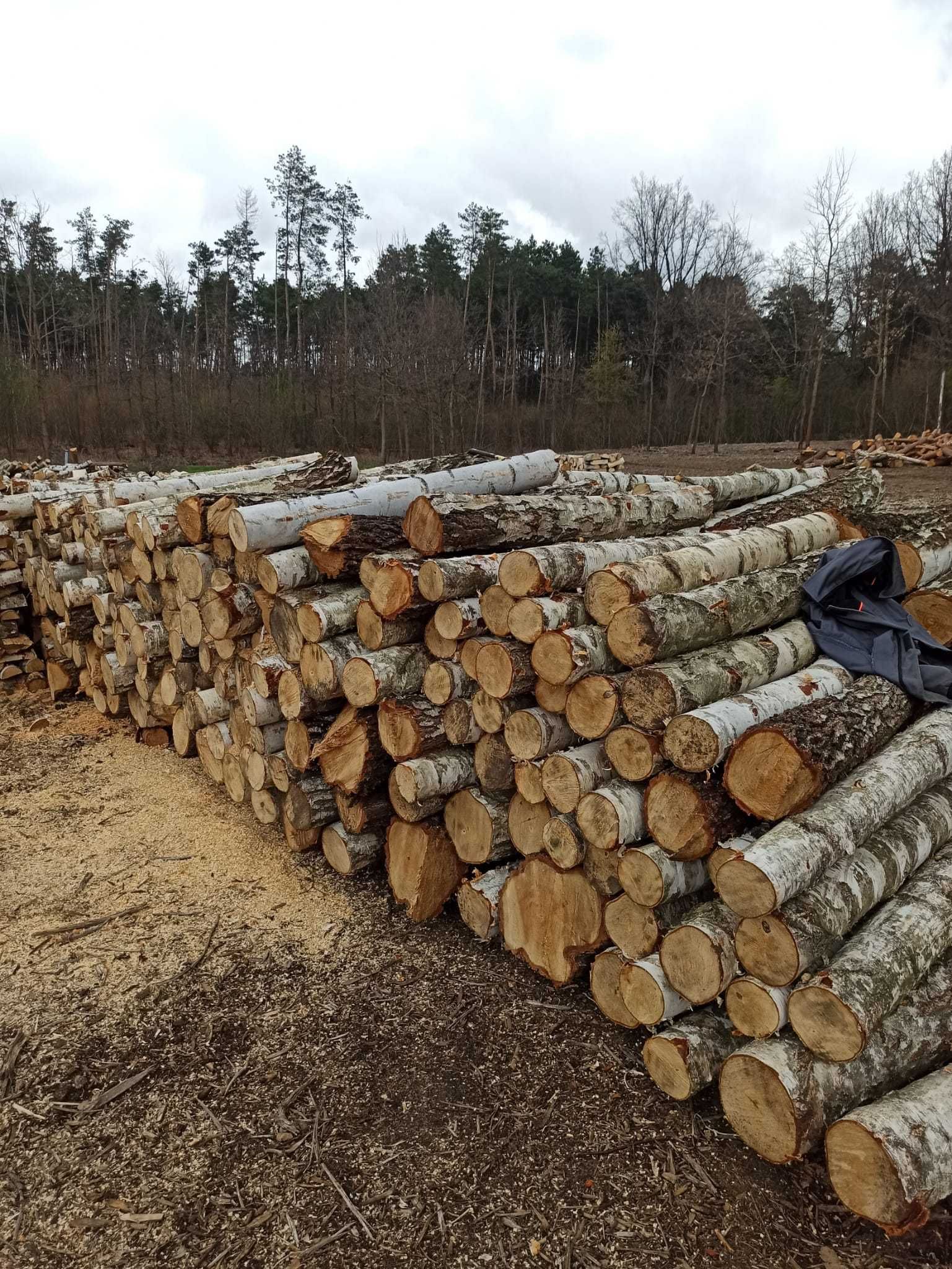 Drewno opałowe kominkowe BRZOZA DĄB SOSNA pocięte połupane układane