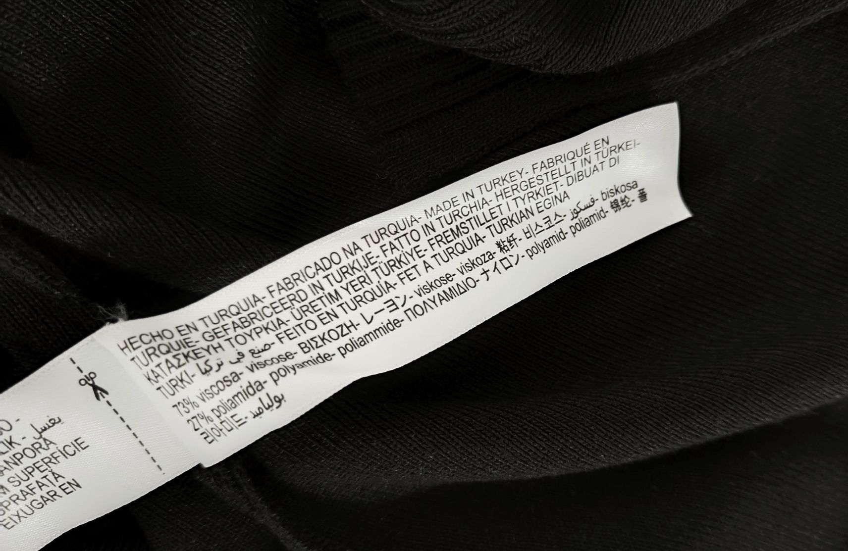 Kamizelka Massimo dutti 36 S czarna dzianinowa wiskozowa przedłużana