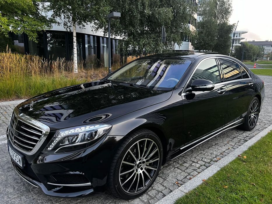 Mercedes-Benz Klasa S Long•4MATIC•Salon Polska • AMG•Full•Night Vision•Kamery360/Masaże