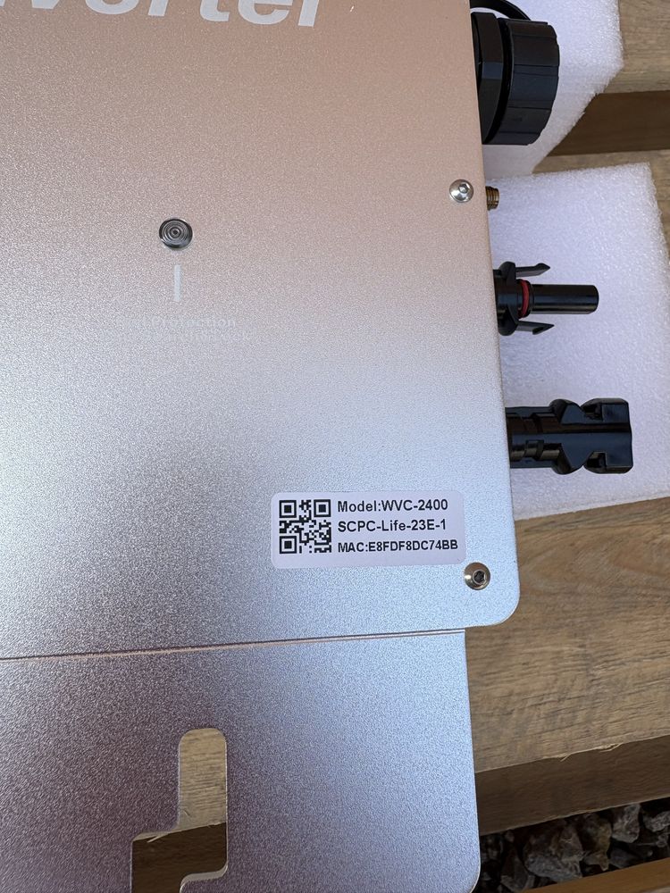 Mikroinwerter 2400W fotowoltaika WiFi z kablem AC DC