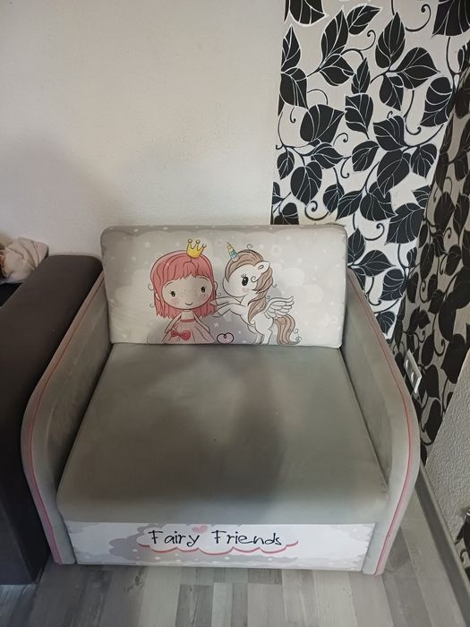 Sofa frends dla dziewczynki 1 osobowa