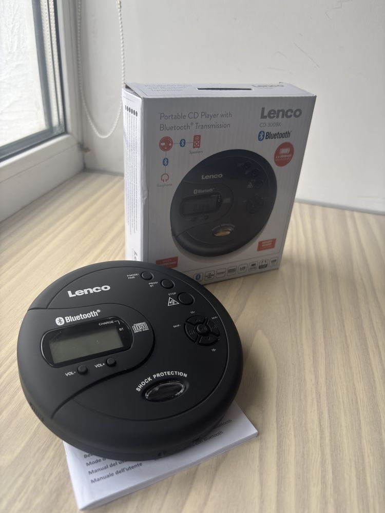 CD плеер Lenco CD-300BK bluetooth cd player