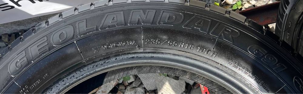Шины б у 235/55R18 YOKOHAMA GEOLANDAR G91 лето
