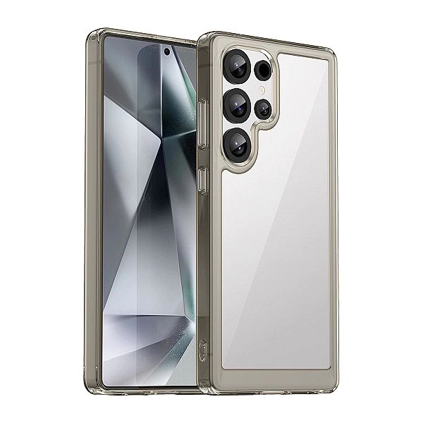 Etui silikonowe Outer Space Case z żelową ramką do Samsung Galaxy S25