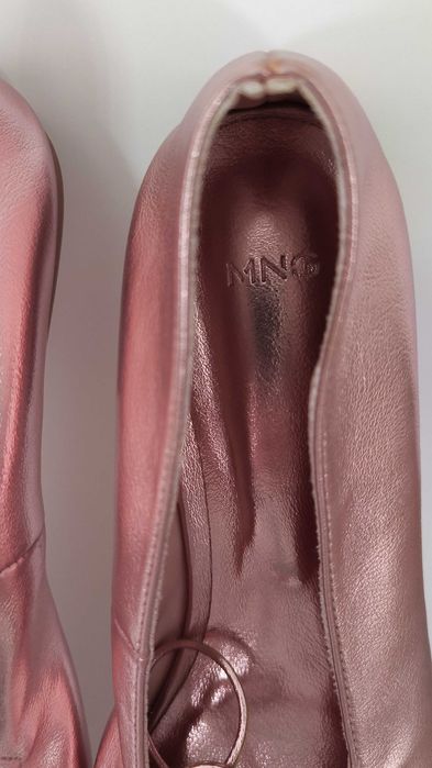 Sabrinas de pele Mango