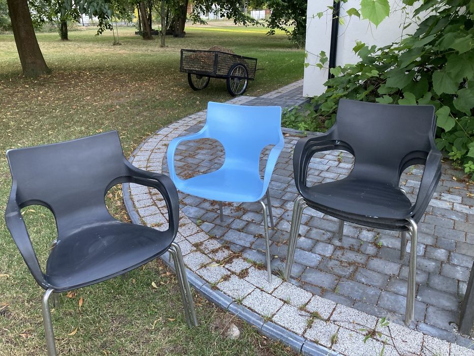 Krzesła ogrodowe krzesła plastikowe ogród używane tanio