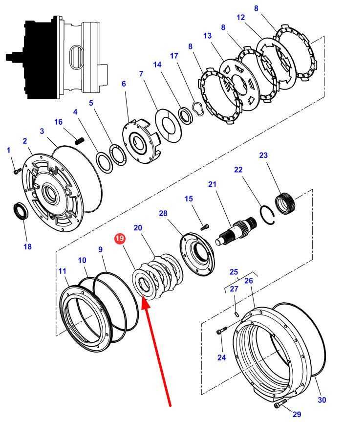 Tarcza Cierna Przekładni 54,5 x 125 x 2,5; 27Z Massey Ferguson