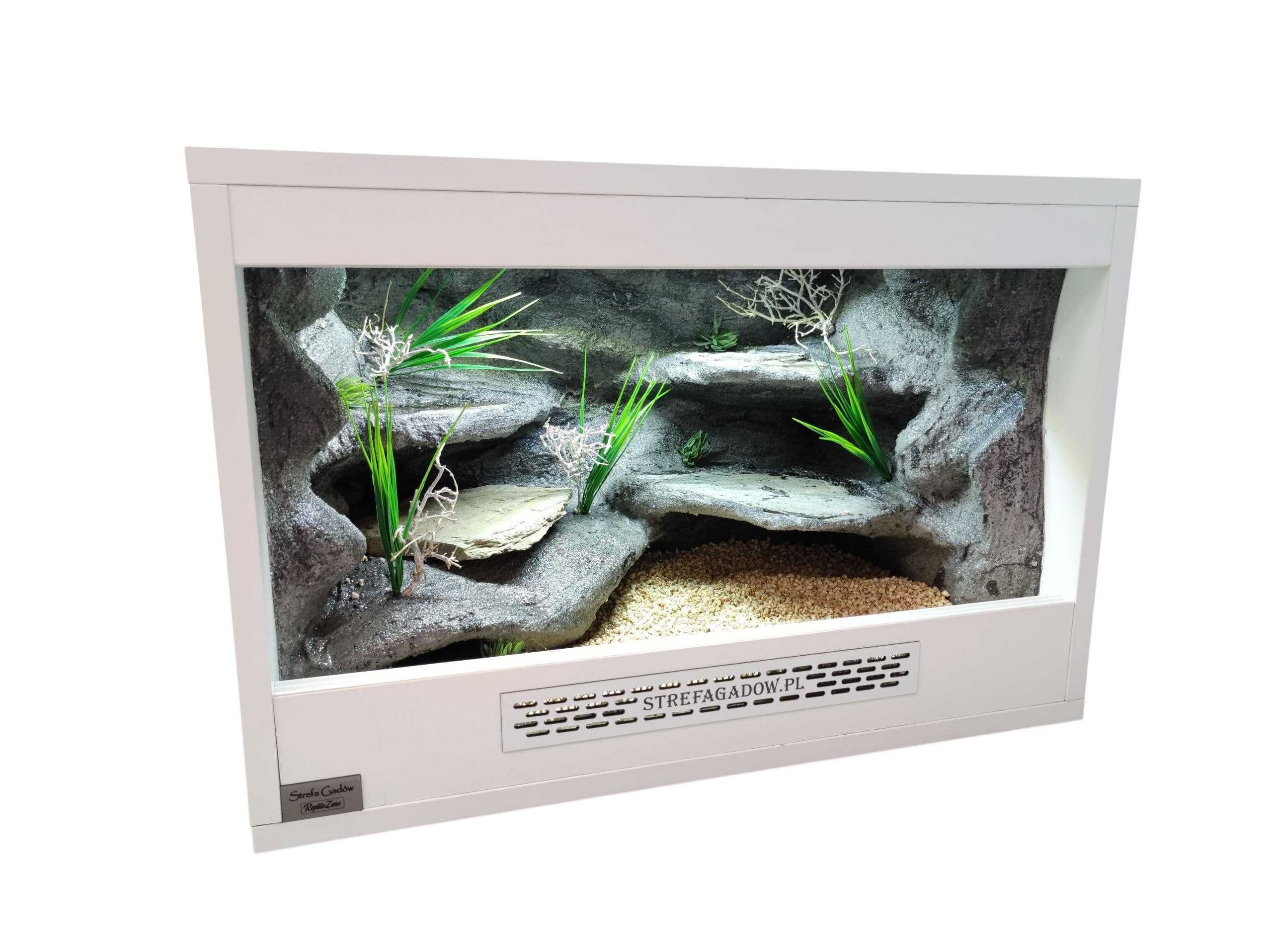 Terrarium pustynne nr751 60/40/40 dla gekona lamparciego DOSTĘPNE