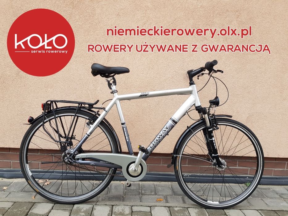 Rower męski miejski CONWAY koła 28 SHIMANO NEXUS aluminium WYSYŁKA