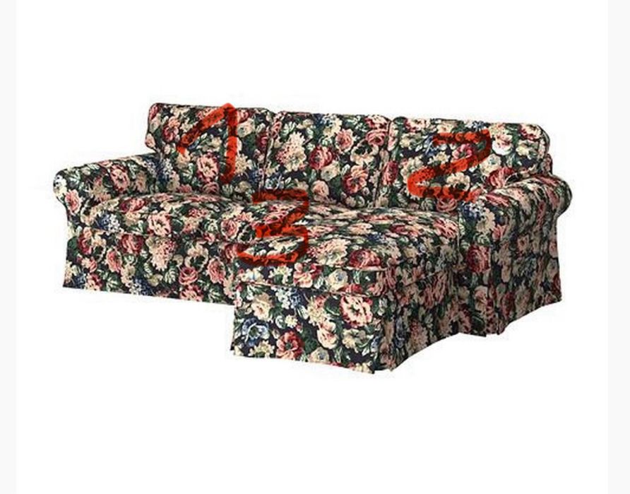 Pokrowce na wybrane poduszki Ektorp Ikea