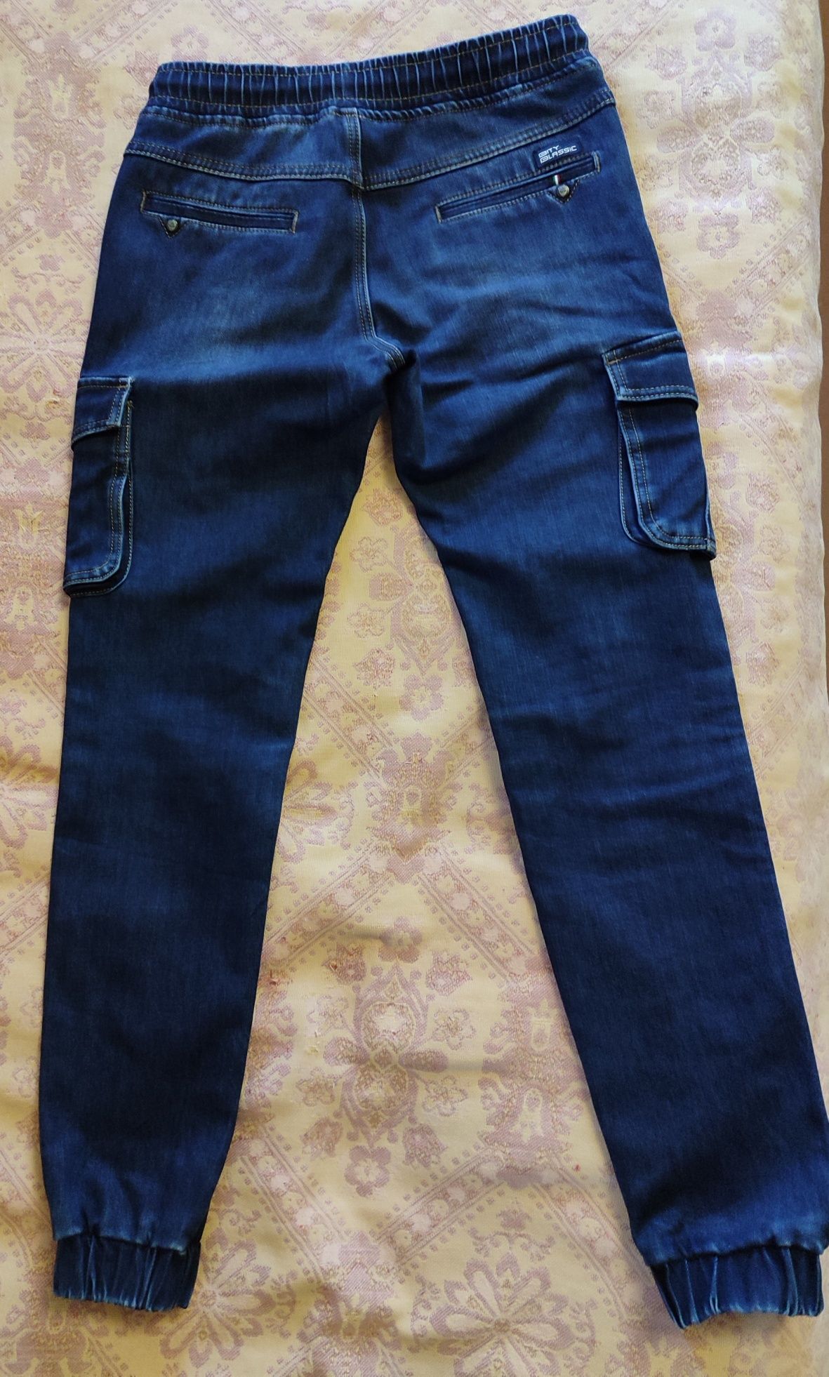 Штани джинсові утеплені на флісі для хлопця 12-13років
