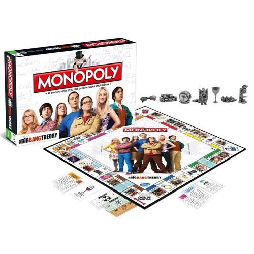 Jogo Monopólio a Teoria do Big Bang / Monopoly Big Bang Theory - Novo