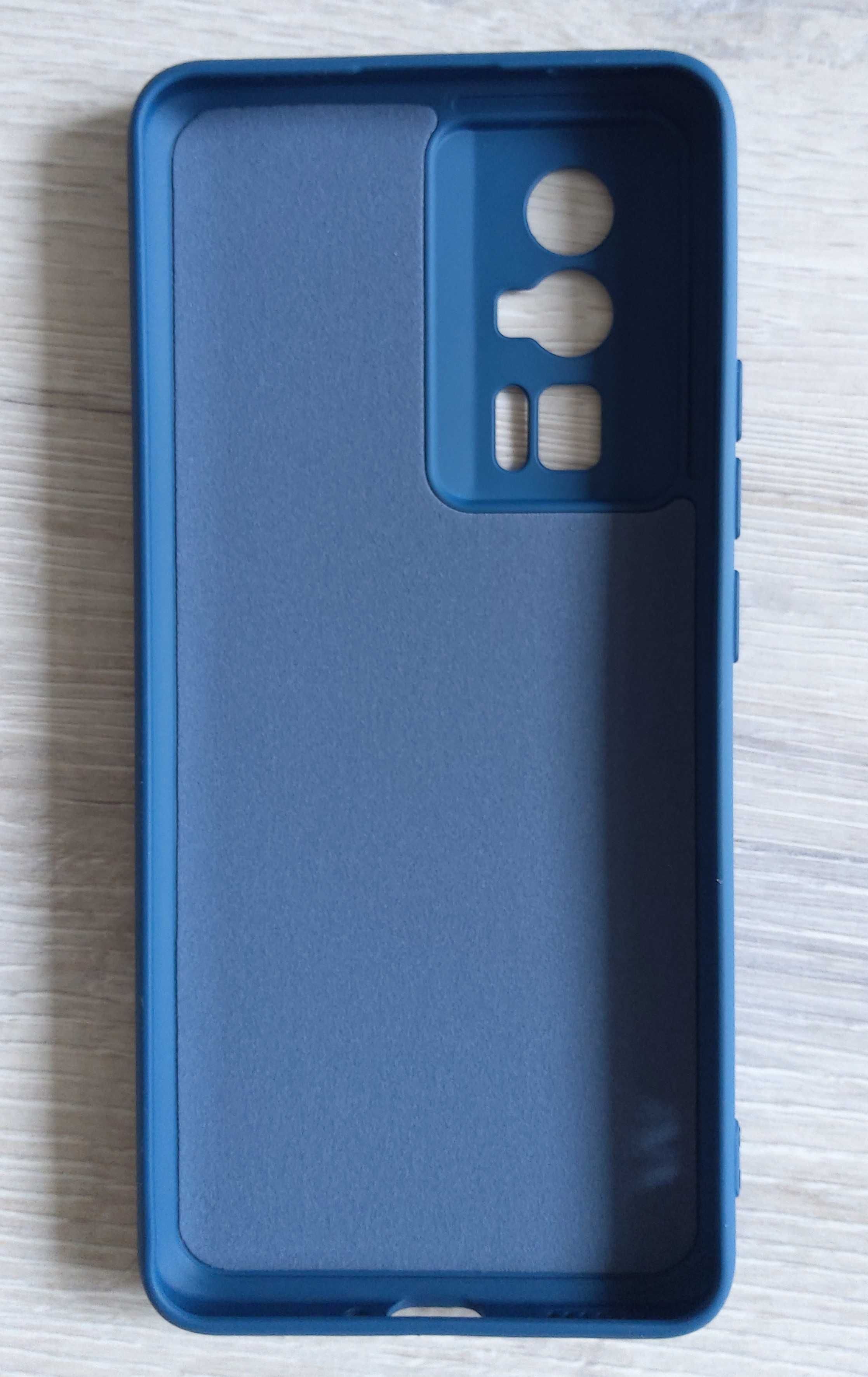 Silikonowe etui ochronne do Xiaomi F5 Pro 5G (2023) blue