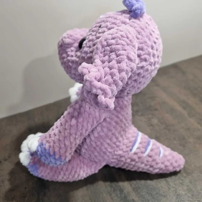 Smok,dinozaur, dragon na szydełku