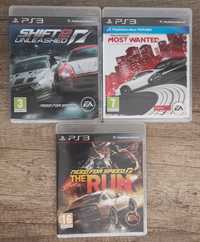 Need for speed the run & Nfs most wanted & Nfs shift 2 Playstation 3