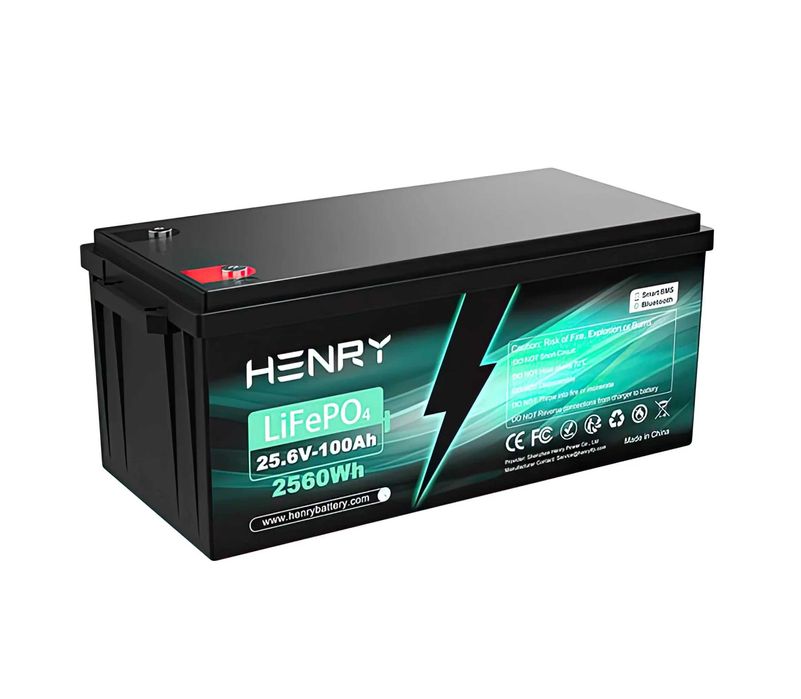 NOWY Akumulator LiFePO4 100Ah 24V HENRY – Bluetooth, Mata Grzewcza