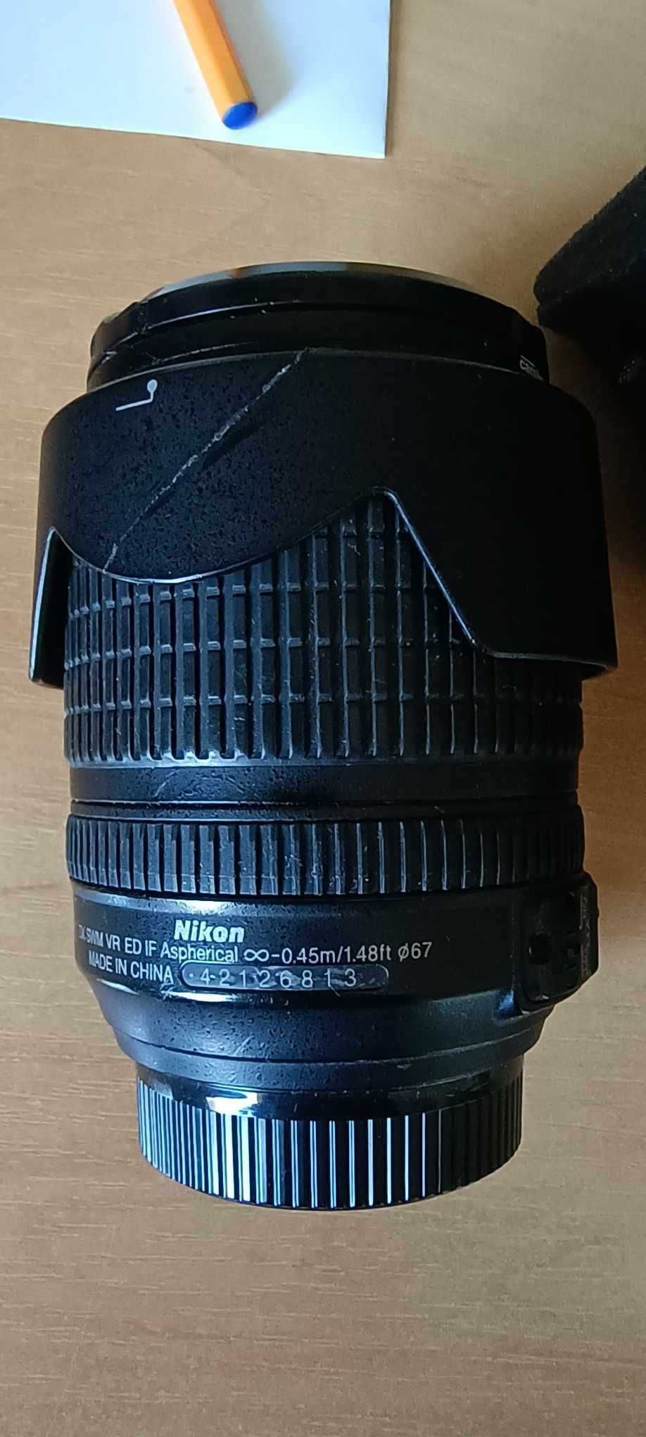 Sprzedam obiektyw Nikkor 18-105 VR ED ze światłem f/3,5-5,6