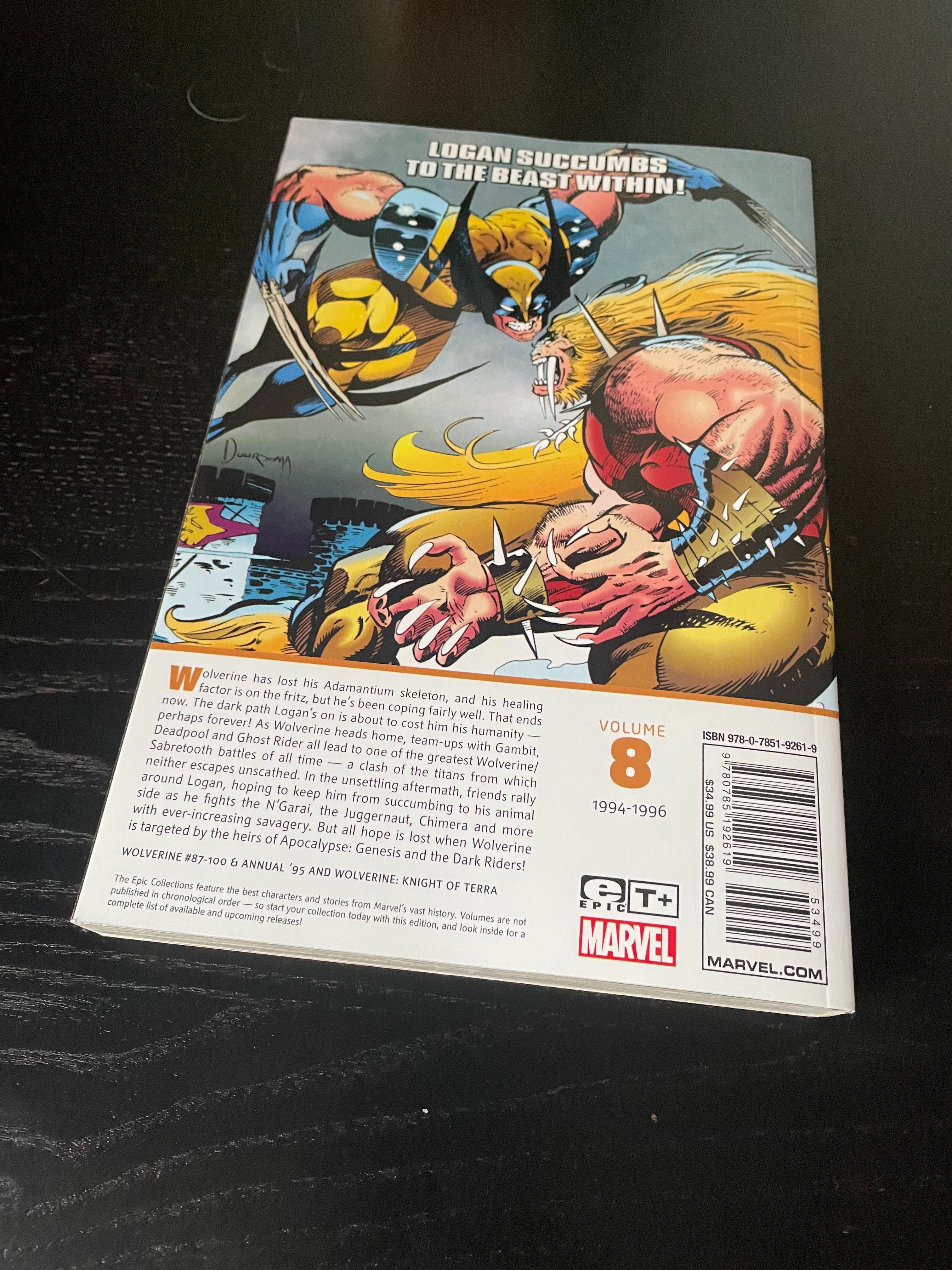 Wolverine Epic Collection Vol. 8: The Dying Game