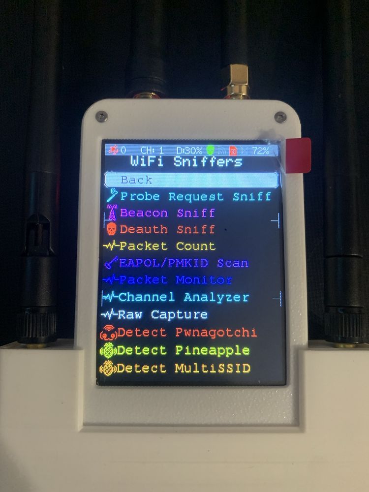 ESP32 Murader Wi-Fi GPS bluetooth 433 mhz
