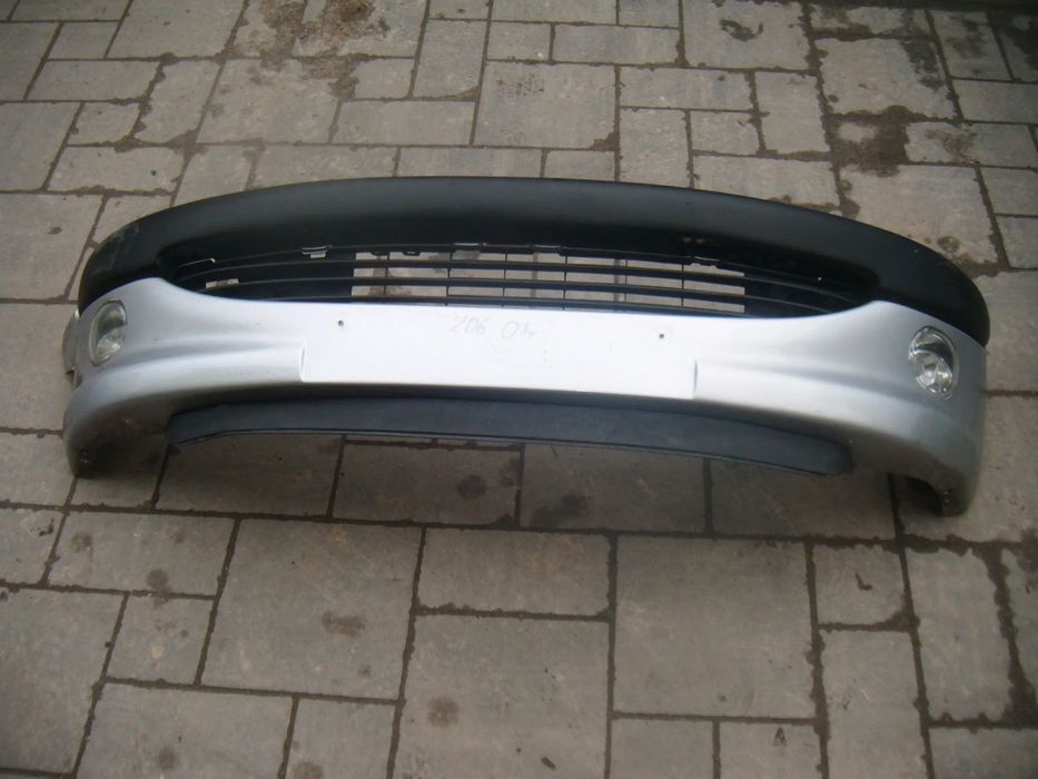 peugeot 206 01r zderzak przód kompletny z halogenami EYCC