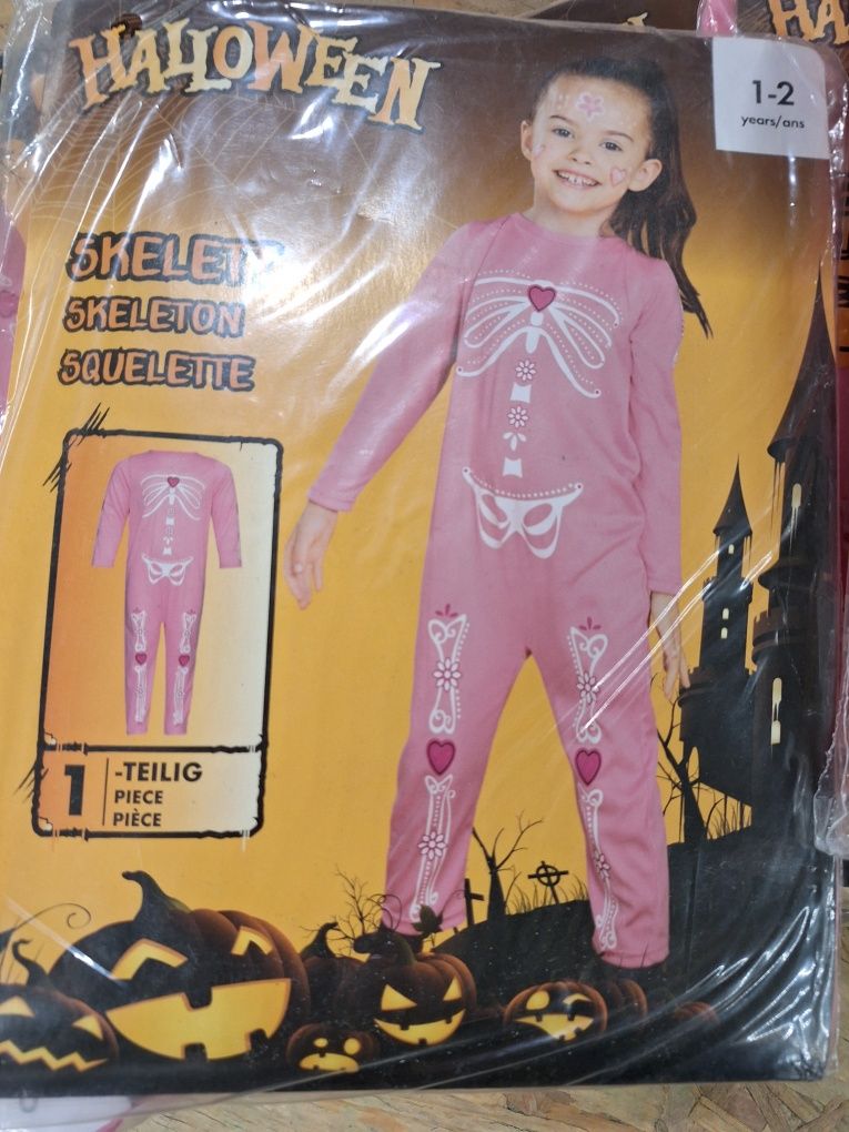 14 nowych strojów halloweenowych HALLOWEEN spioszki 86 92