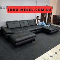 Новий шкіряний п-подібний диван Німеччина