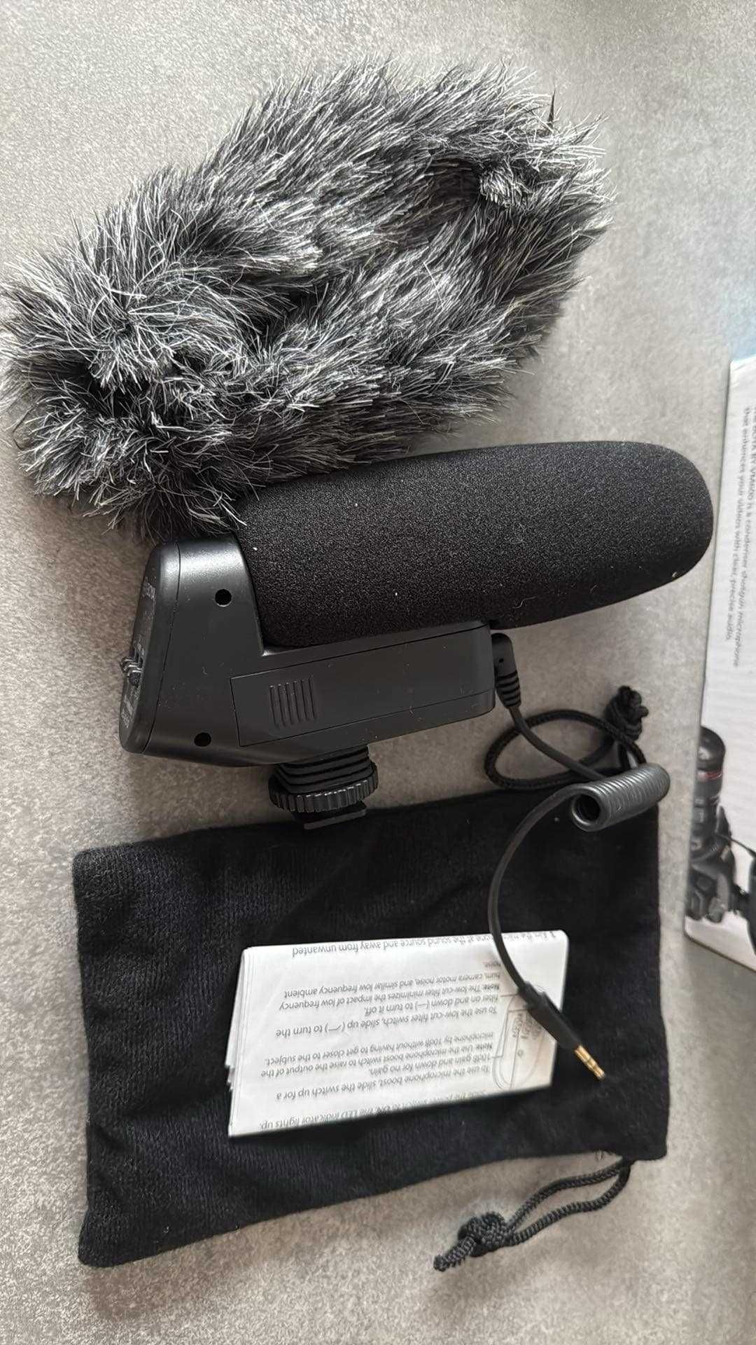 Mikrofon typu shotgun marki BOYA BY-VM600