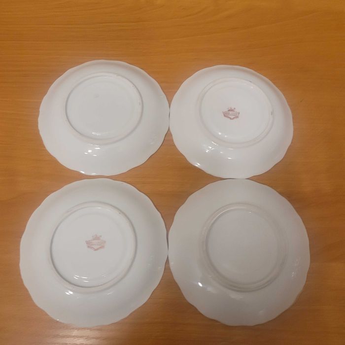 Talerze, porcelana- róże