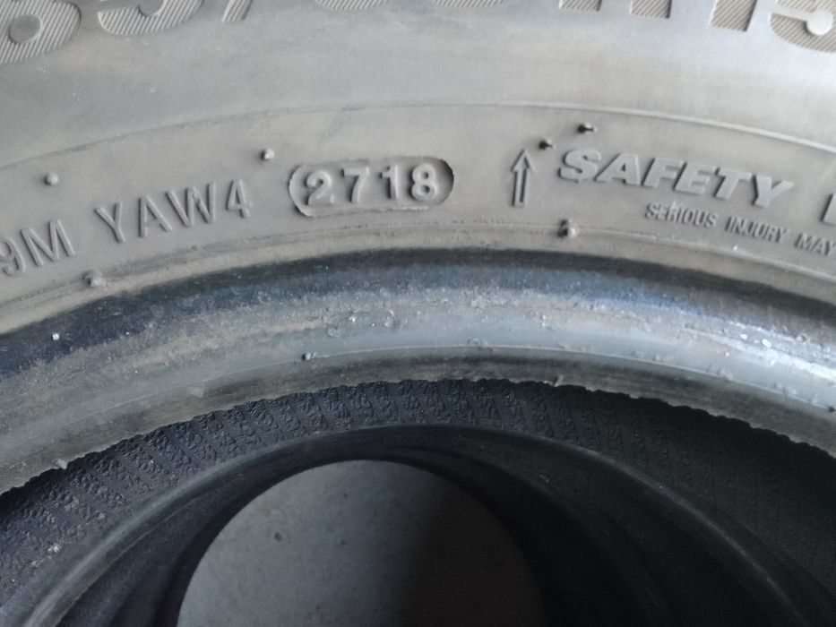 4 Opony zimowe 185/65r15 KUMHO 6mm