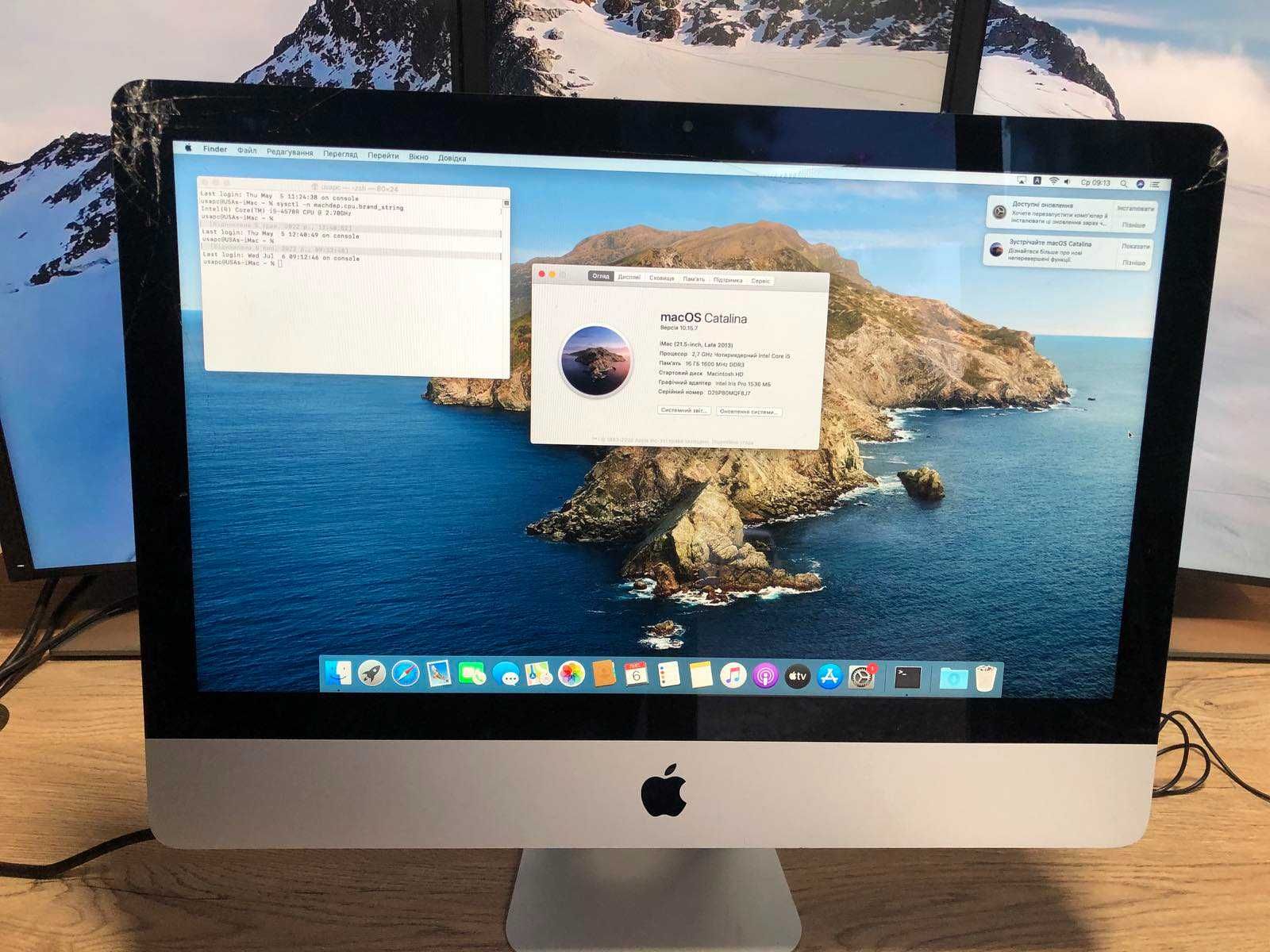 Уценка! Apple iMac 21.5" 2013 /21.5"/ i5-4570R / 16Gb / 120Gb+1TB