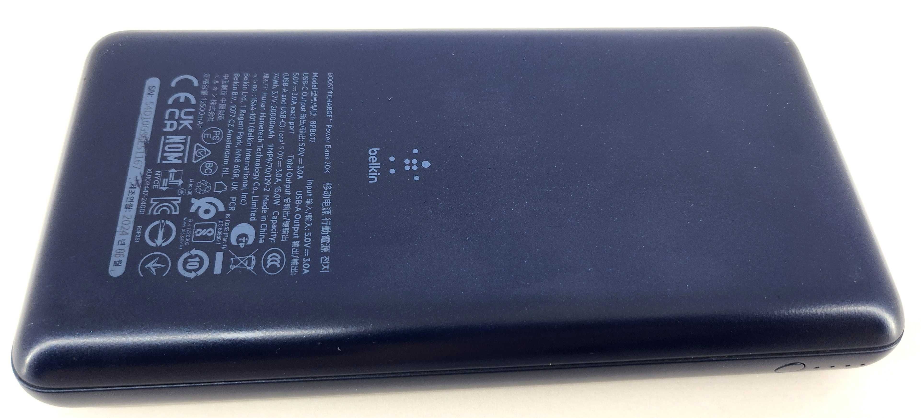 Powerbank BELKIN BPB012 20k MAH granatowy