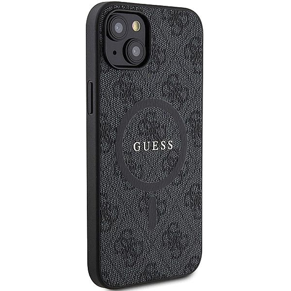 Etui Guess 4G Collection Leather Metal Logo MagSafe na iPhone 14 / 15