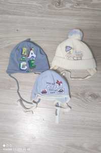 Набор 3 шапочки для малыша