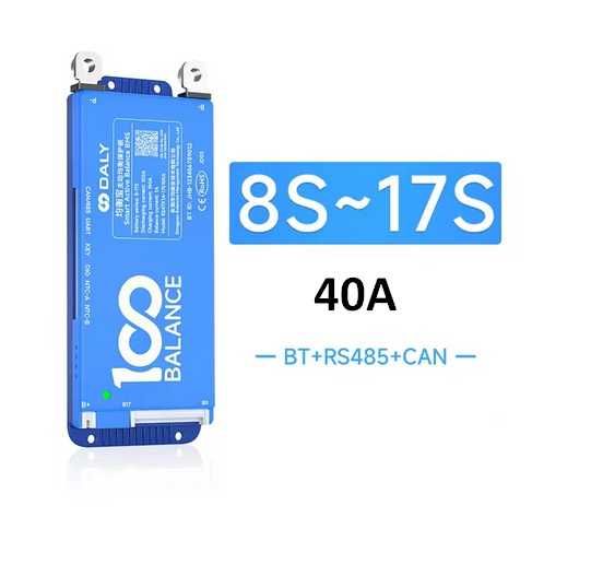 Смарт БМС Daly Smart BMS 100 BALANCE 40A 8S-17S BT + модуль WiFi