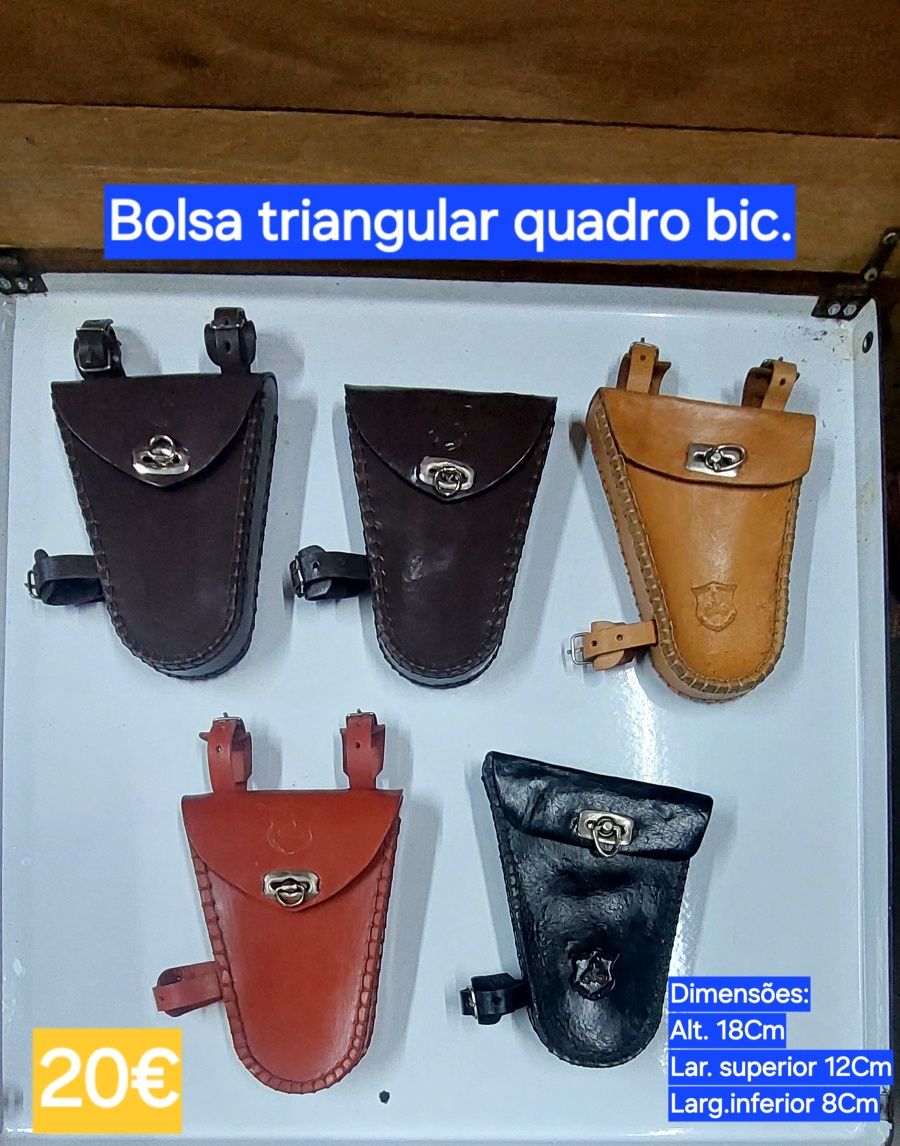 Bolsas em pele para selins tabor mola longa/240 molas bicicleta