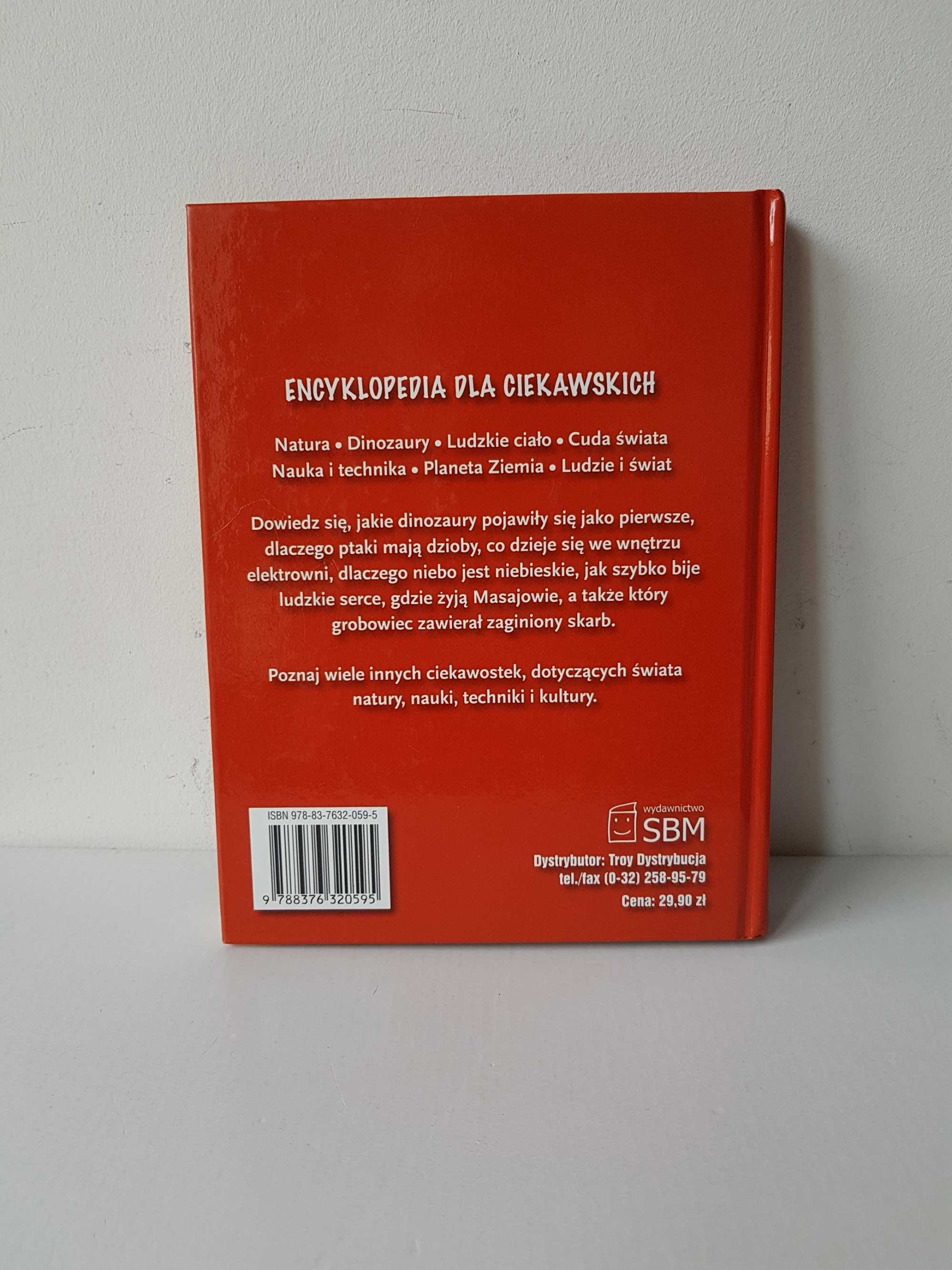 Encyklopedia dla ciekawskich wydawnictwo SBM Natura Dinozaury Ciało
